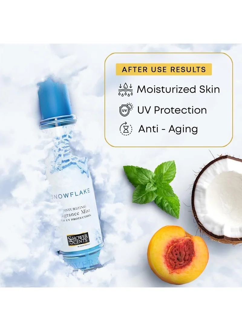 Shower Scents Shower Scents Snowflakes moisturizing fine fragrance body mist  250ml
