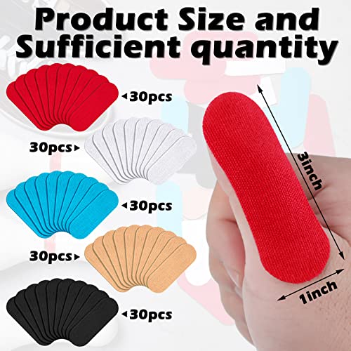 Sratte 150 Pieces Bowling Thumb Tape Bowling Protective Performance Finger Protection Bowlers Accessories Assorted Colors Bowler Thumb Tape Pre Cut - Image 2