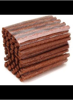 ABBASALI 50Pcs 10 Cm Brown Tire Rubber Strip Tire Repair Plug Tubeless Seal Patch For Tire Repairing  - Image 1