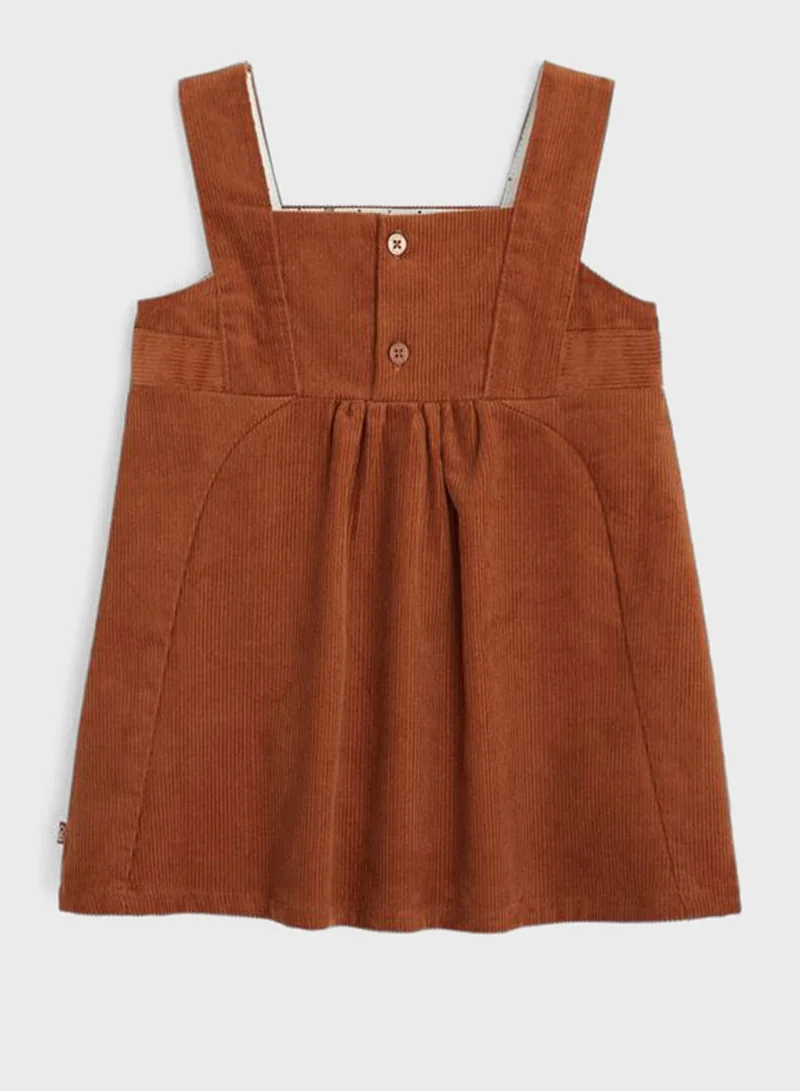 Okaidi Obaibi Infant Ribbed Velvet Dress