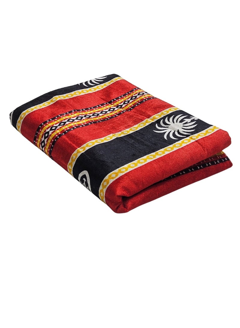 SMART HOME Ground seating mat for trips, camping, hiking, and wilderness, heritage rug, size 200 x 150 cm - Image 4