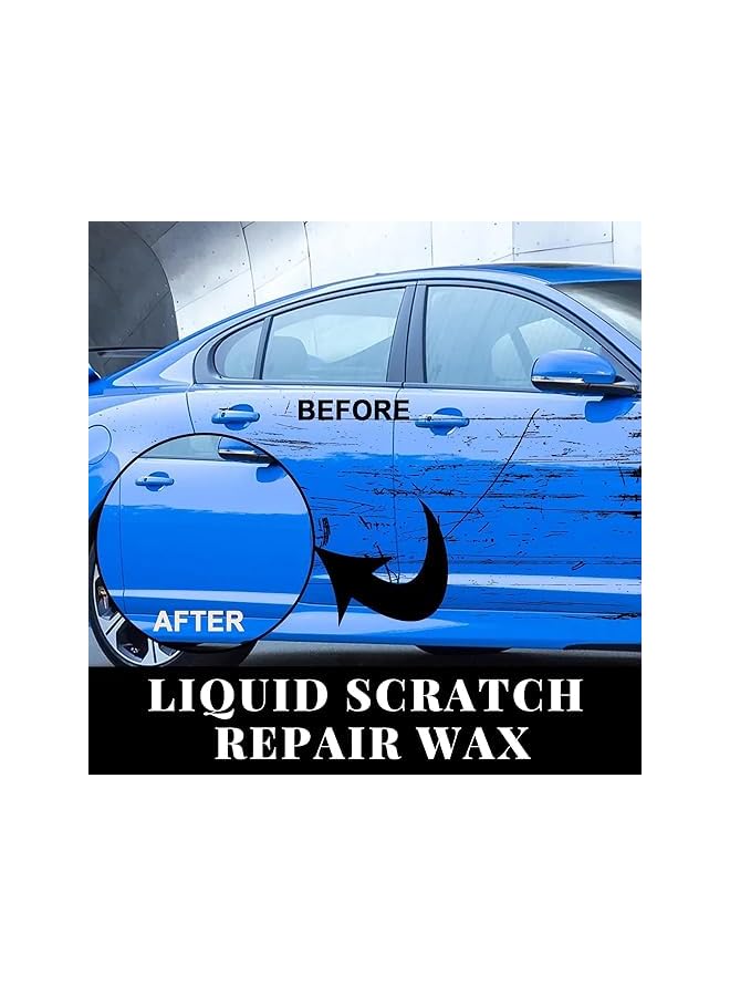 promass Automotive Scratch Repair Waxes, Car Paint Scratch Repair Agent, Care Grinding Polishing Restorer Liquid, Easily Repair Paint, Minor Scrapes Quickly Remover, Polish Paint Restorer(with Sponge) - Image 3