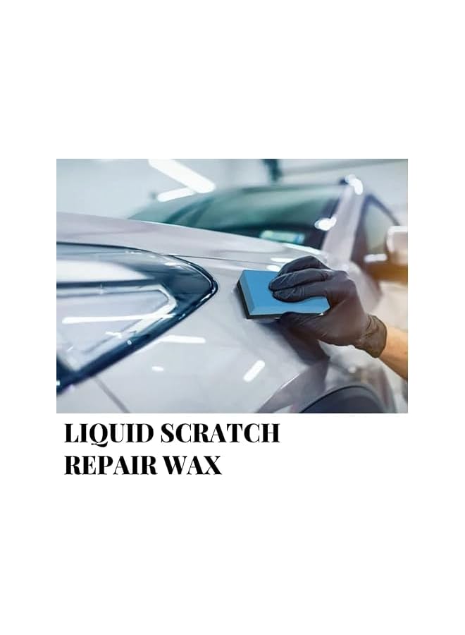 promass Automotive Scratch Repair Waxes, Car Paint Scratch Repair Agent, Care Grinding Polishing Restorer Liquid, Easily Repair Paint, Minor Scrapes Quickly Remover, Polish Paint Restorer(with Sponge) - Image 2