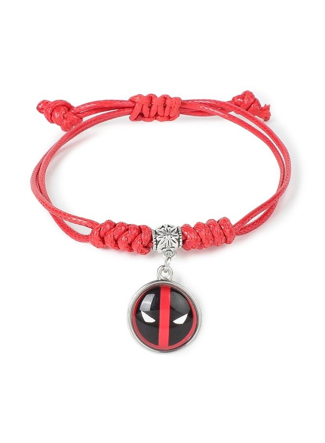 El Regalo Kids Superhero/Cartoon Character Unisex Bracelets for Girls & Boys (Red Deadpool) - Image 1