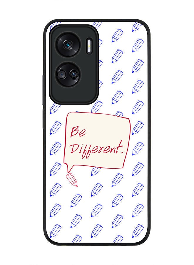 Stylizedd Rugged Black edge case for Honor 90 Lite  5G  Honor X50i 5G, Slim fit Soft Case Flexible Rubber Edges Anti Drop TPU Gel Thin Cover -  Be Different - Image 1