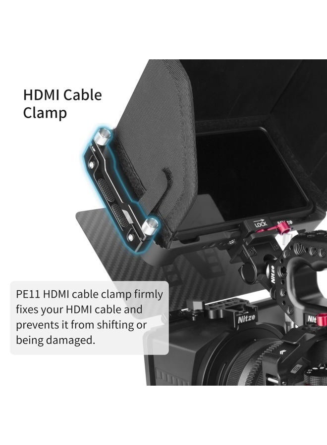 Nitze حامل لكاميرا Atomos Ninja/Ninja Ultra/Ninja V/Ninja V Plus/Zato Connect/Shinobi، مع مشبك كابل HDMI، سكة NATO مدمجة وحذاء بارد - JT-A02A - Image 3