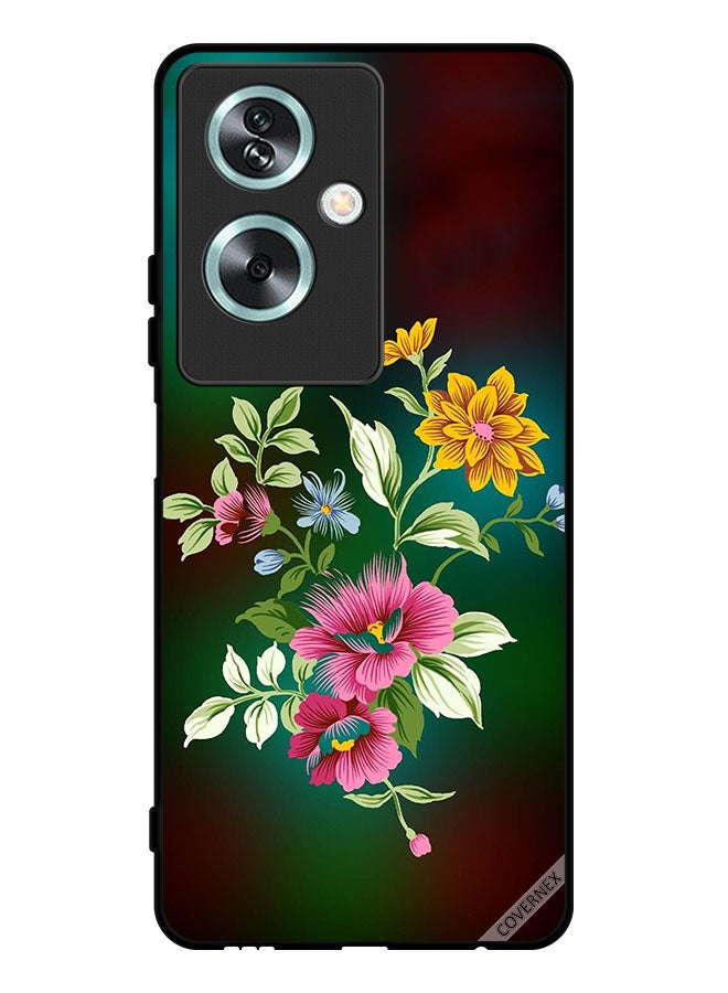 Covernex Protective Case Cover For Oppo A79 Hd Flowers - Image 1