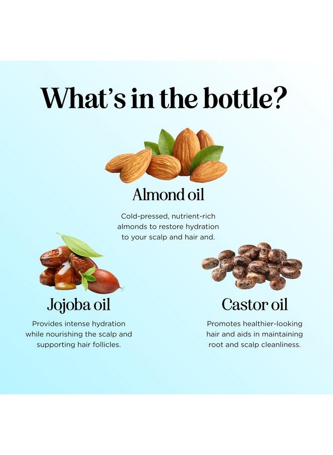 مايبل هوليستكس زيت الشعر للشعر التالف ونمو الشعر - زيت نمو الشعر بالروزماري المكثف للنساء والرجال للشعر المجعد والخفيف والضعيف - تركيبة نمو الشعر بزيت فروة الرأس النباتي مع زيت الخروع الأسود الجامايكي - Image 4