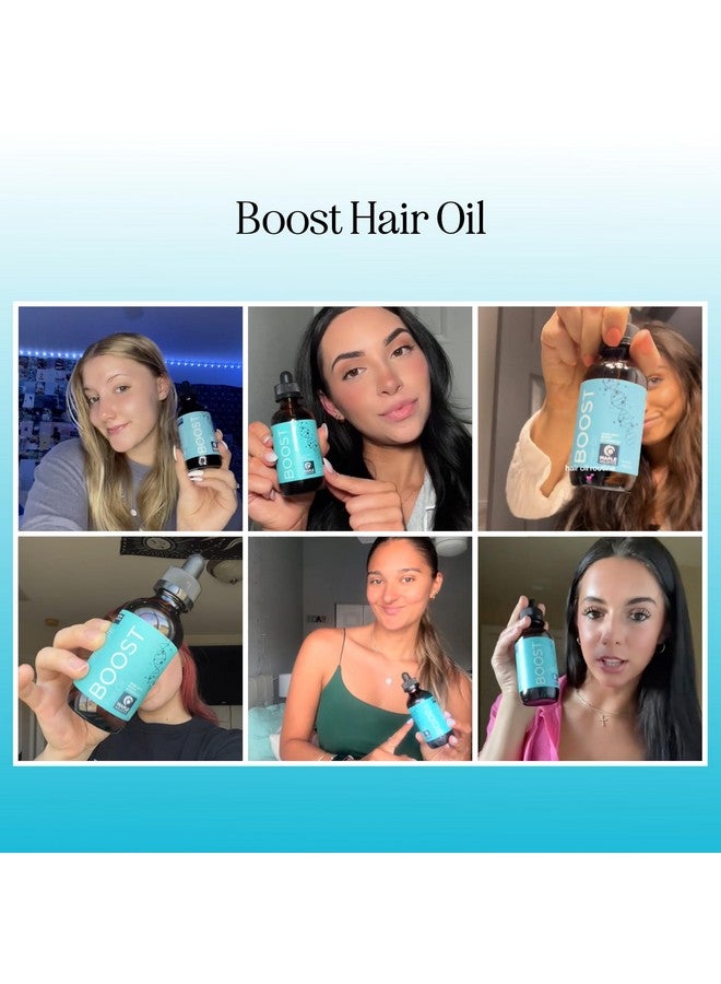 مايبل هوليستكس زيت الشعر للشعر التالف ونمو الشعر - زيت نمو الشعر بالروزماري المكثف للنساء والرجال للشعر المجعد والخفيف والضعيف - تركيبة نمو الشعر بزيت فروة الرأس النباتي مع زيت الخروع الأسود الجامايكي - Image 2