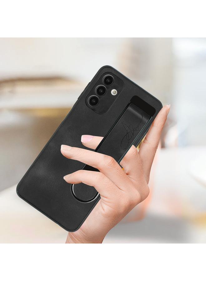 اس-توب جراب خلفي من الجلد مع حامل سوار المعصم لهاتف Samsung Galaxy A54 - Image 5