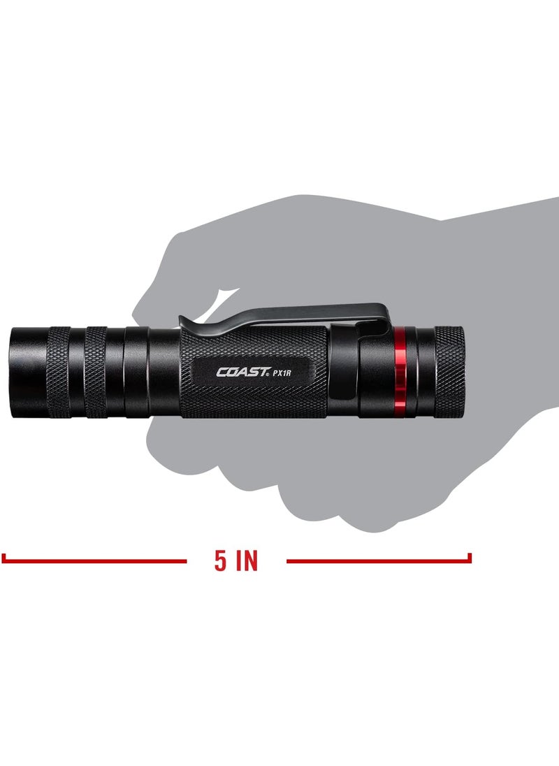 Coast Coast PX1R 1000 Lumen Rechargeable Focusing LED Flashlight Black  - Image 3