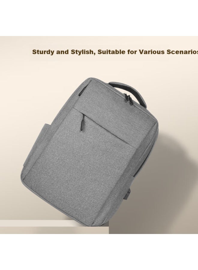 Womt Inkless Backpack Laptop Bag Casual Commute Travel College Student Schoolbag 15.6/16 Inch - Image 3