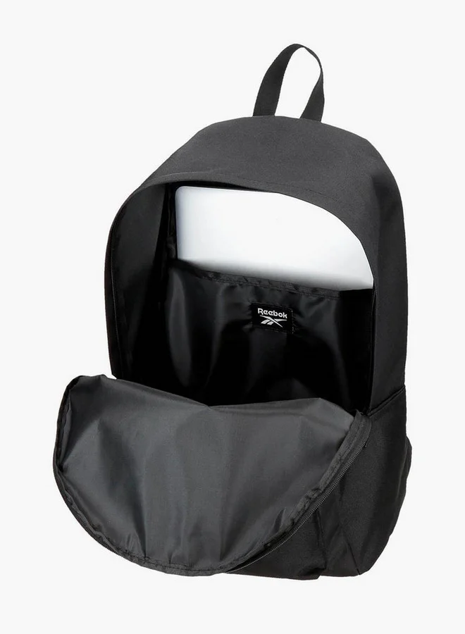 Reebok  Logo Print School Backpack with Adjustable Straps and Zip Closure - 38x19x43 cm  | Best Price UAE