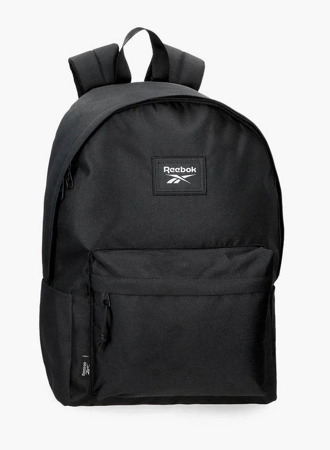 Reebok Logo Print School Backpack With Adjustable Straps And Zip Closure - 38X19X43 Cm