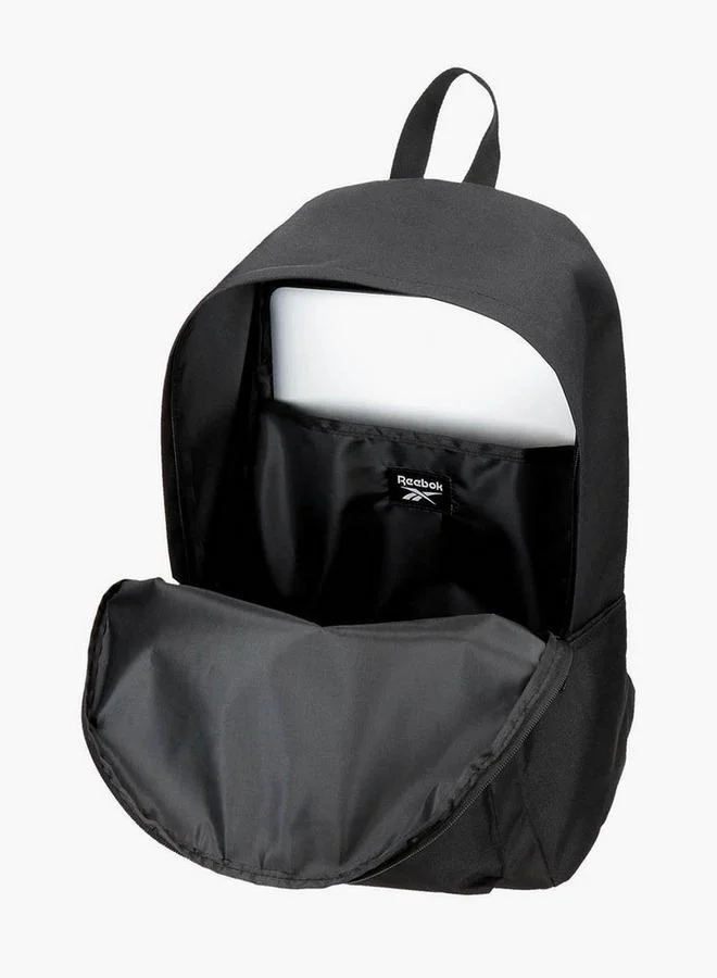 Reebok  Logo Print School Backpack With Adjustable Straps And Zip Closure - 38X19X43 Cm  | Best Price UAE