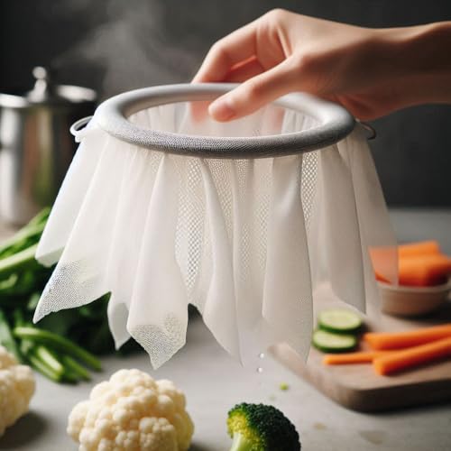 Bague Strainer Cheese Cloth for Kitchen 1 Meter Muslin Unbleached Cotton for Straining Grade 100% Cotton Fabric Reusable (5 X 1.25 Meter) ((5 X 1.25 Meter)) - Image 4
