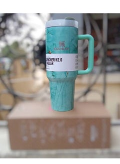 Stanley Cup Quencher H2.0 Tumbler with Handle and Straw Proof 1200ml (macha marble)