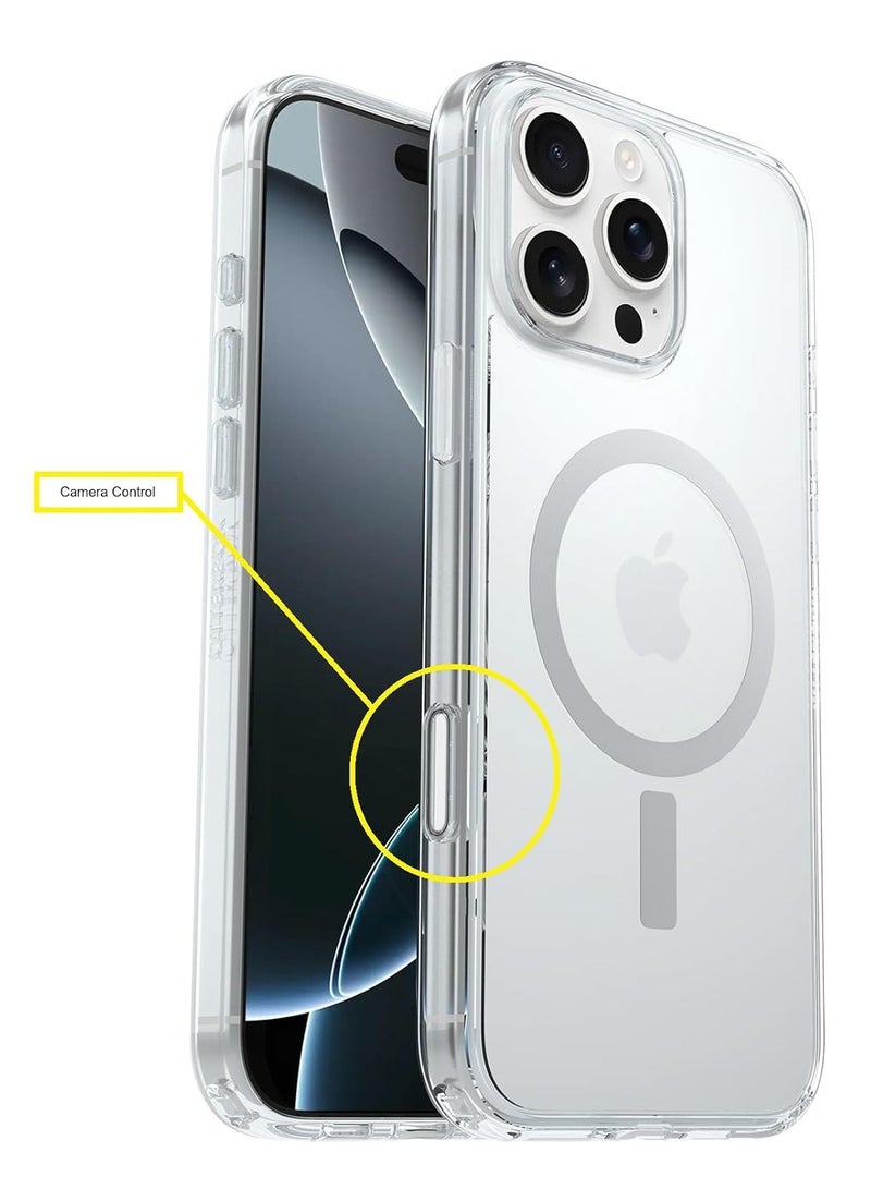 HEXABEX iPhone 16 Pro Max (Only) - Symmetry+ Series Clear Case - Clear - with Camera Control - Snaps to MagSafe - Ultra-Sleek - Raised Edges Protect Camera & Screen - Image 2