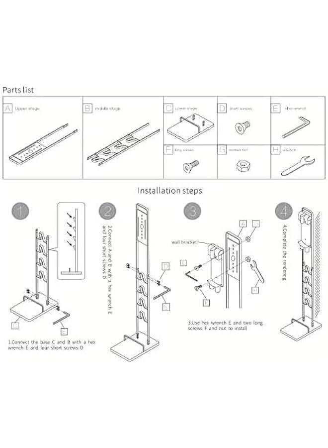 هوكور HOOKOR Vacuum Stand for Dyson V15 Detect V11 V10 V8 V7 V6 - Image 5