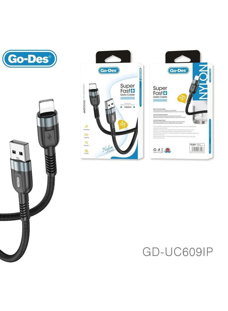 GO-DES GD-UC609 Type-C to Lightning PD Fast Cable