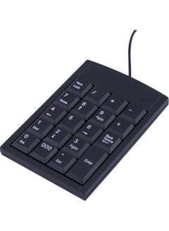 DUSALA 19 Keys Mini USB Wired Numeric Keypad Black  - Image 3