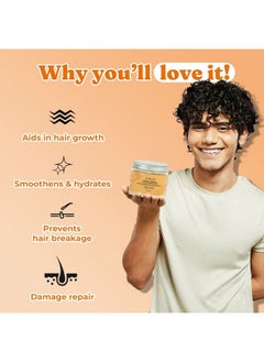 Fix My Curls Moisture Melt Deep Conditioning Hair Mask With Maracuja Oil Banana Extract And Shea Butter For Curly And Wavy Hair Deep Nourishment Damage & Antifrizz Solution (150G)  - Image 4