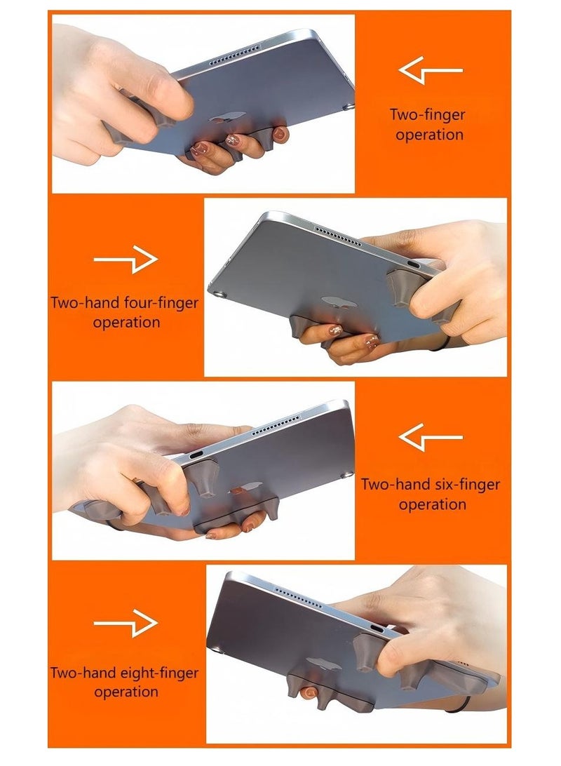 NOOA Gaming Handle for iPad, Anti-Slip Silicone Gamepad Grip, Tablet Game Controller for PUBG/Knives Out/Rules of Survival - Image 4