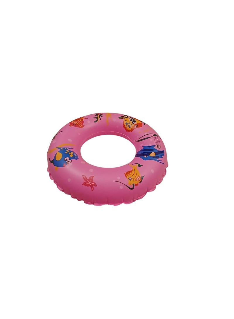 Swim Ring 60cm - Pink - for Children under 7 years - Image 1