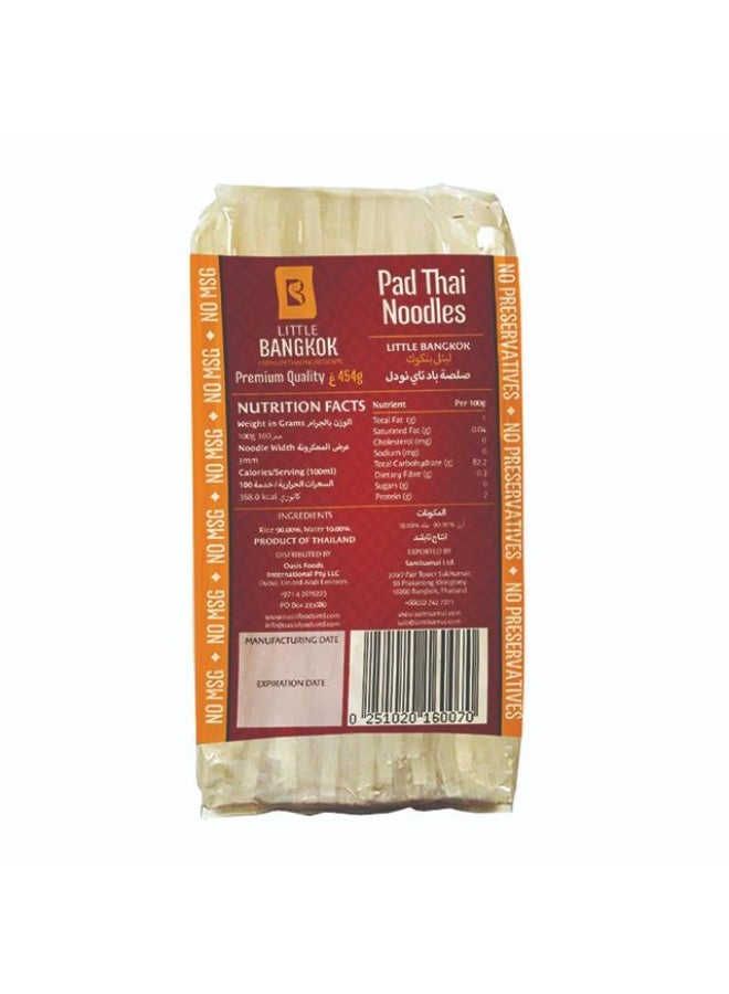 Pad Thai Noodles, Width 3mm - 454g, Thailand