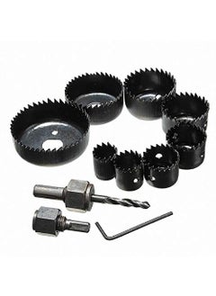 Inditrust Inditrust carbon Steel Professional 11Piece 1964mm Metal Alloys Wood Hole Saw Cutting Set Multicolour Carbon Steel Professional  - Image 1