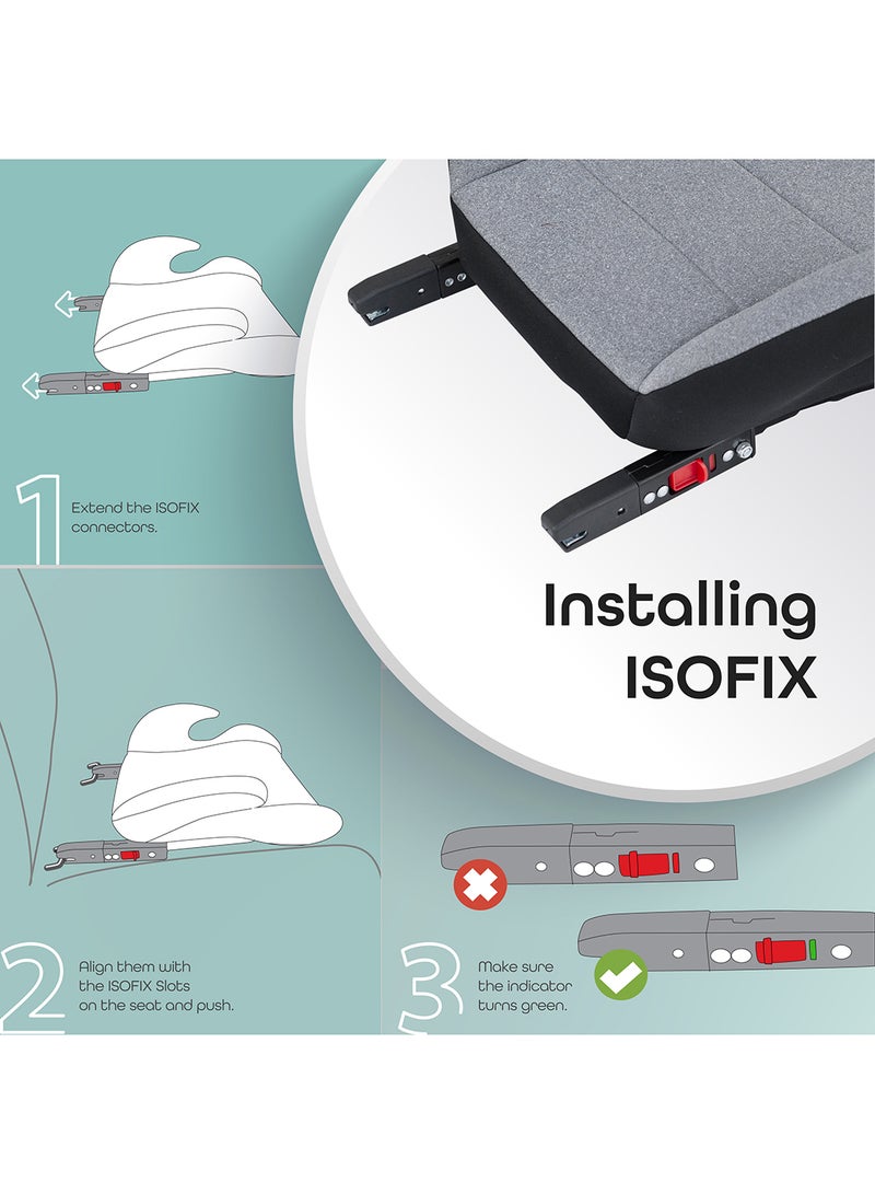 Moon Kido Baby Booster Car Seat With Isofix - Image 3