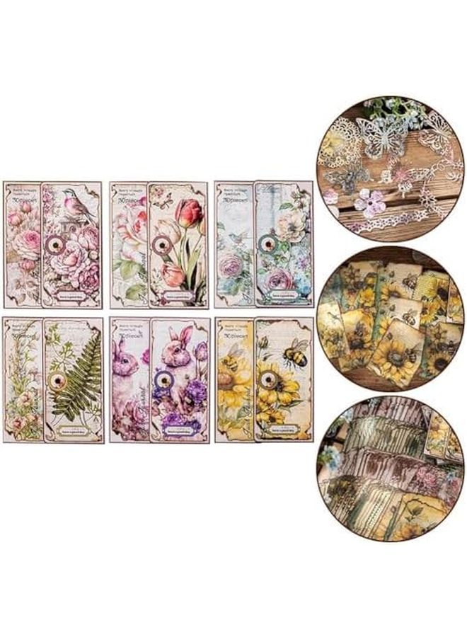 ورق سكراب بوكينج كلاسيكي 30 ورقة أخضر عجائب الخمس لصنع بطاقات المجلة - Image 5