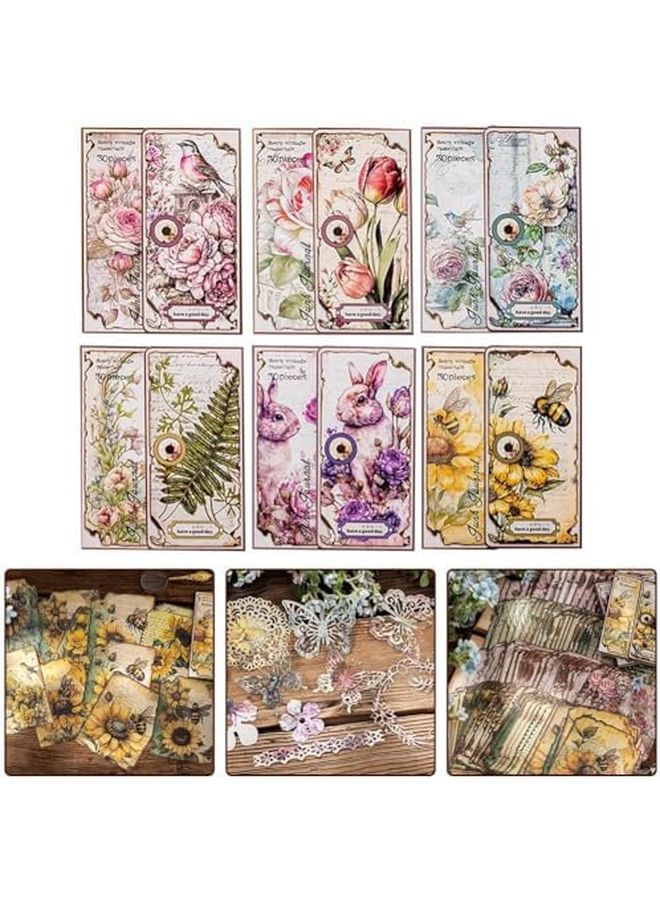 ورق سكراب بوكينج كلاسيكي 30 ورقة أخضر عجائب الخمس لصنع بطاقات المجلة - Image 4