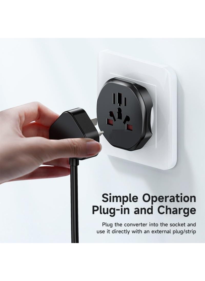 Universal Travel Adapter 2500W Universal Socket UKEUUSAU Travel Adapter