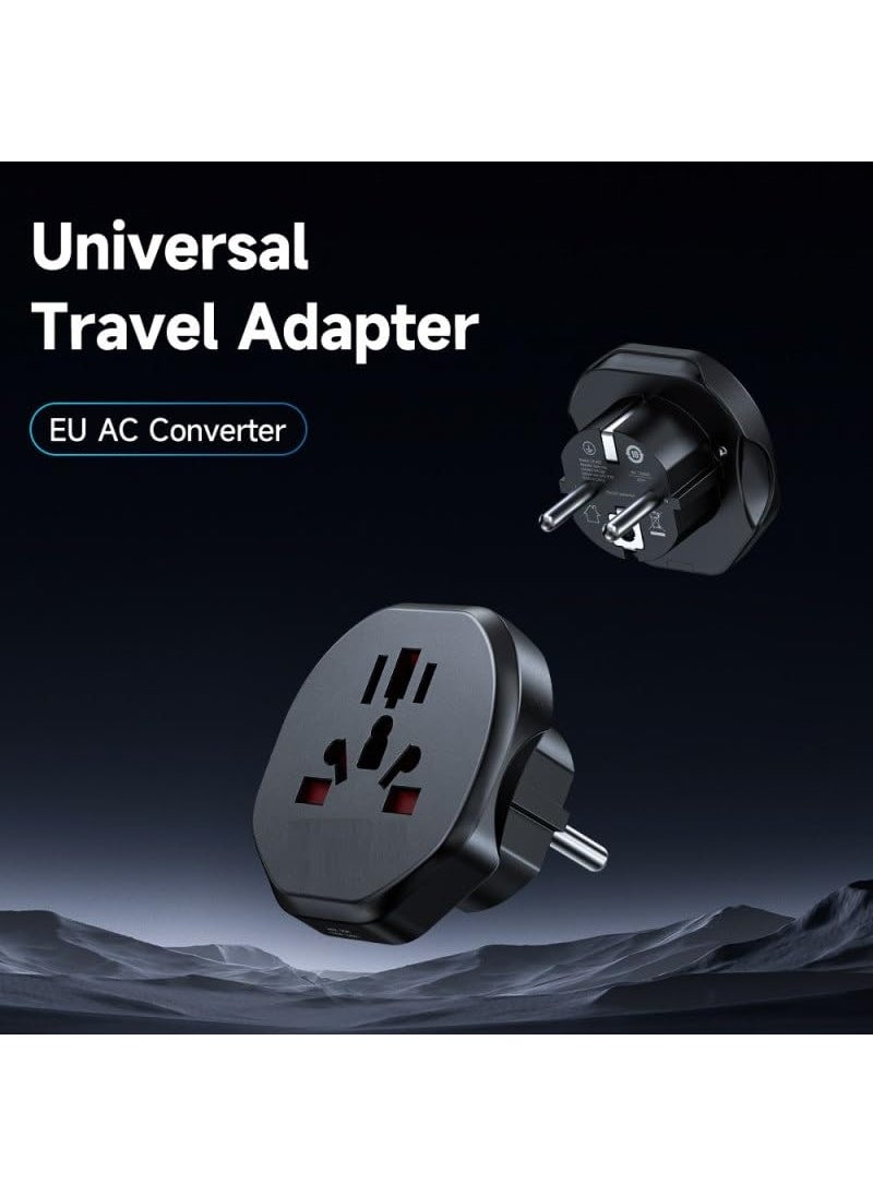 Universal Travel Adapter 2500W Universal Socket UKEUUSAU Travel Adapter
