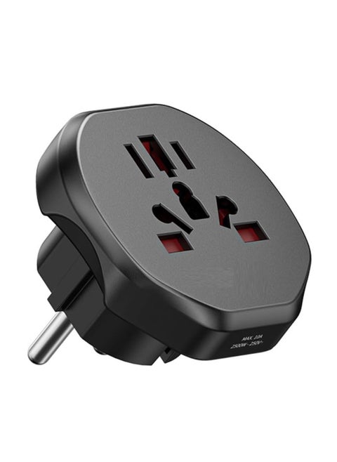Universal Travel Adapter 2500W Universal Socket UKEUUSAU Travel Adapter