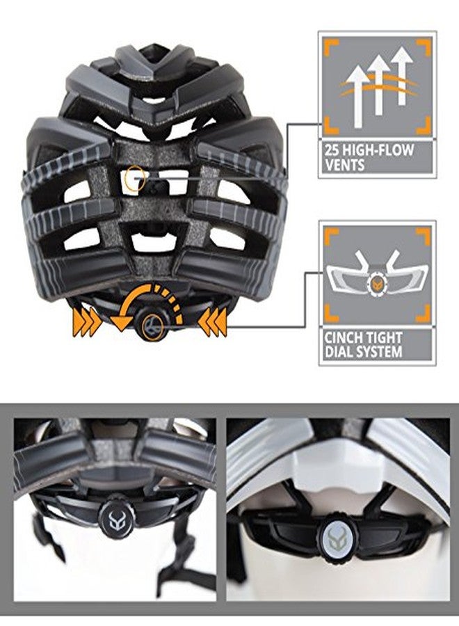 Demon United Demon Bike Helmet, 11.5 OZ Weightless Edition, 25 High Flow Air Vents, Removable Visor, Washable Fit Pads, Patented Fidlock Self Closing Buckle - Image 5