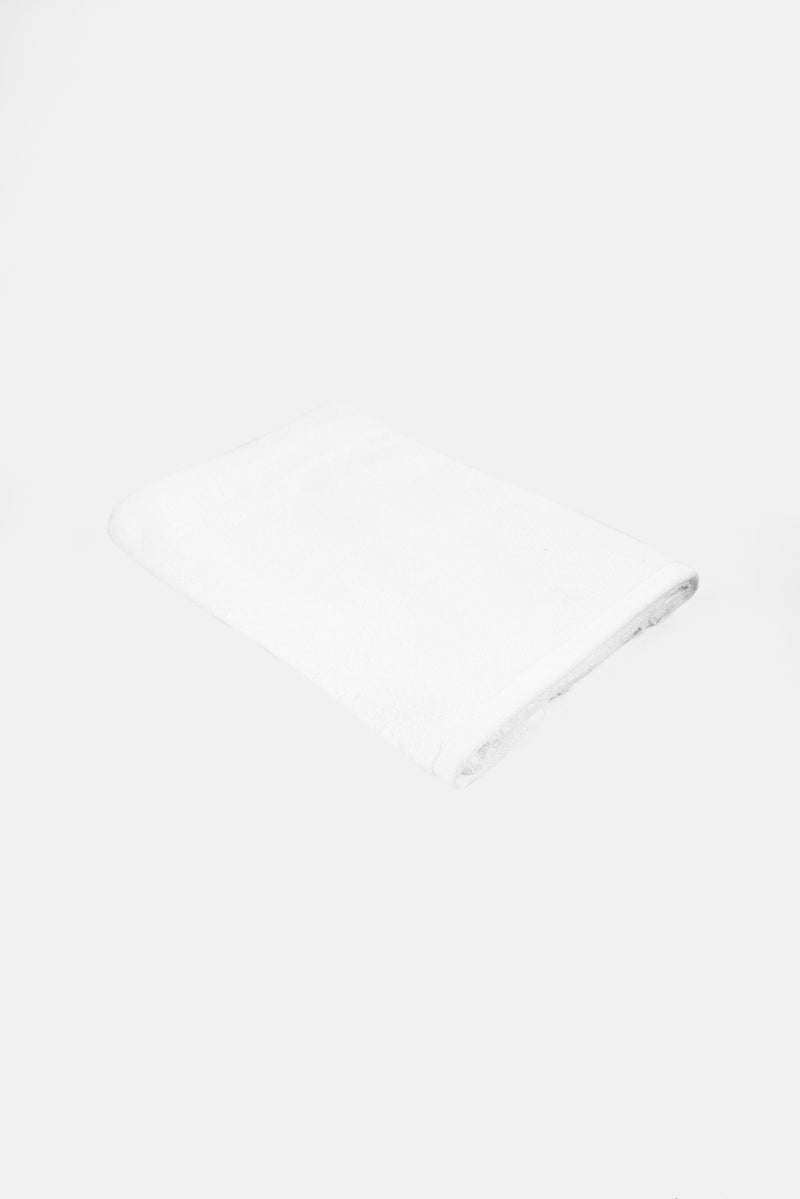 Cotton home Textured Hand Towel, White  - Image 1