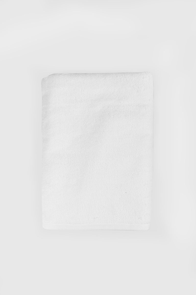 Cotton home Textured Hand Towel, White  - Image 2