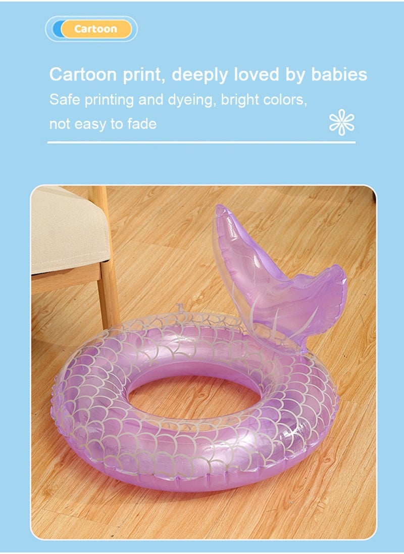 TAPIT - Baby Swimming Float Inflatable Swim Ring Cute Floaties with Seat Children Waist Float Ring Fun Water Raft Lounge Party Supplies for Infant Toddler Kids Children Aged 1-5 Years Old - Image 1