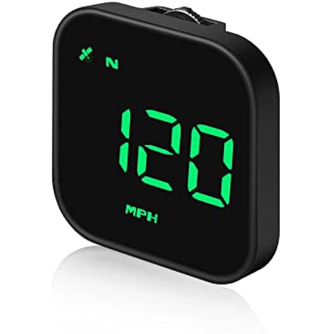 ريحني عداد سرعة رقمي جي بي إس من جي إكسيندزكج، شاشة عرض أمامية جديدة للسيارات مزودة بخاصية تحديد المواقع، مع سرعة رقمية بالميل/الساعة، وكم/ساعة، ومناسب للسيارات والشاحنات والسيارات الكهربائية الهجينة، جي 4 إس جرين - Image 2