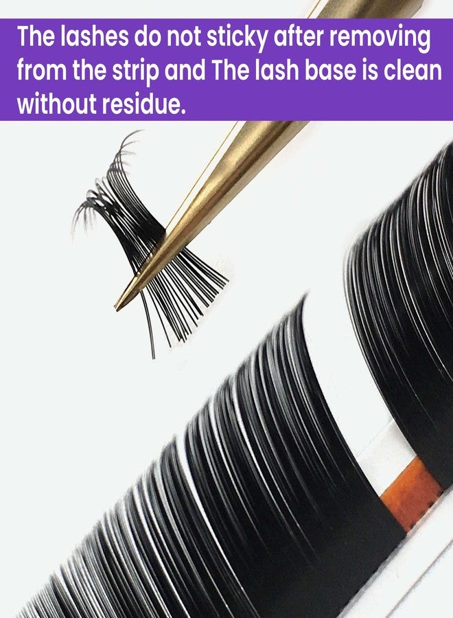 CL CAMILLASH Round Lash Extension Russian Volume Tray Wholesale Supplies,Pestañas Mink Single Individual Eyelash Extensiones Case Matt Black(0.03/8-15MM/CC-Curl) - Image 3