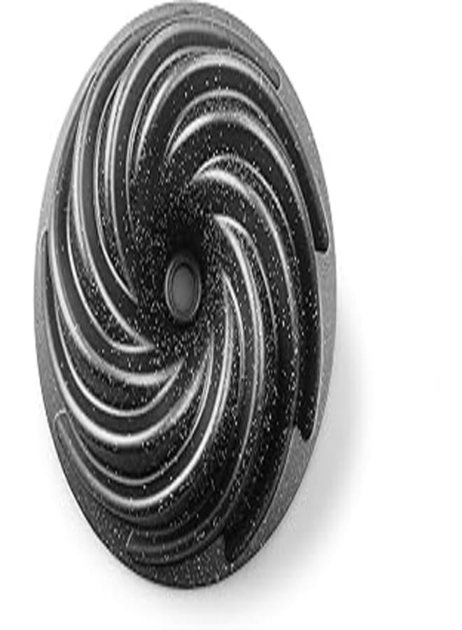 New Ellara Turkish Granite Spiral Cake Mold, Black