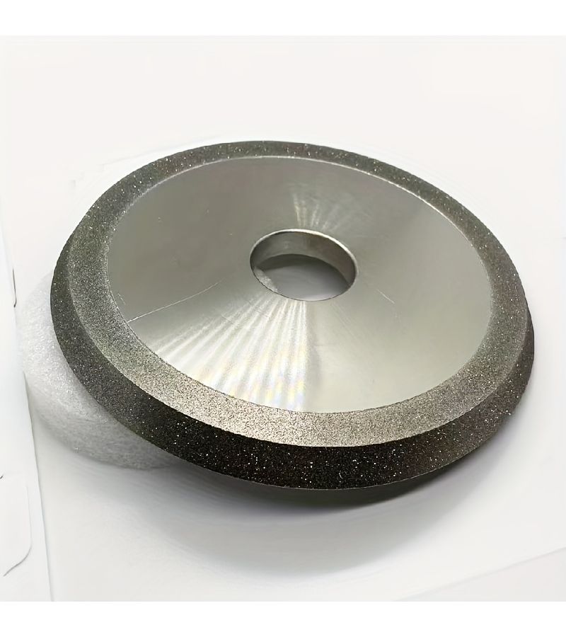 100 150mm Single Bevel Diamond Grinding Wheel 45 Degree 400 Grit Electroplated Core - Image 1