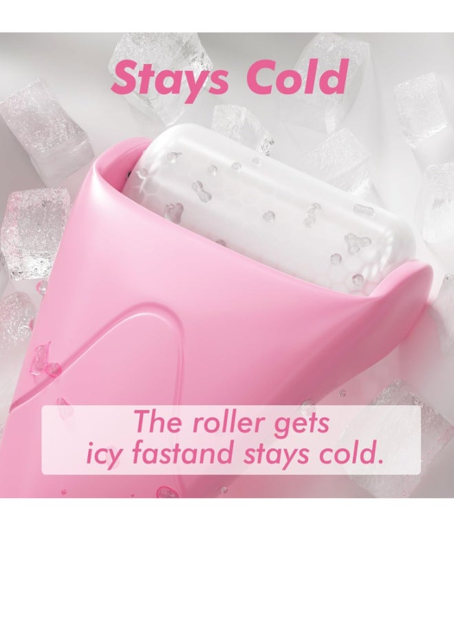 عام المصاصة على الوجه والعينين والهدايا النسائية ، والتبريد العلاجي ، وتشديد الجلد ، والحد من التجاعيد ، والتدليك العين منتفخة ، وتخفيف الصداع النصفي والألم ( الوردي ) - Image 3