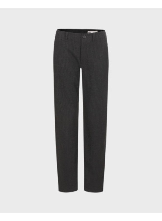 Zara women's Classic Color-blocked Striped Casual Versatile Loose-fit Straight-leg Pants - Image 1