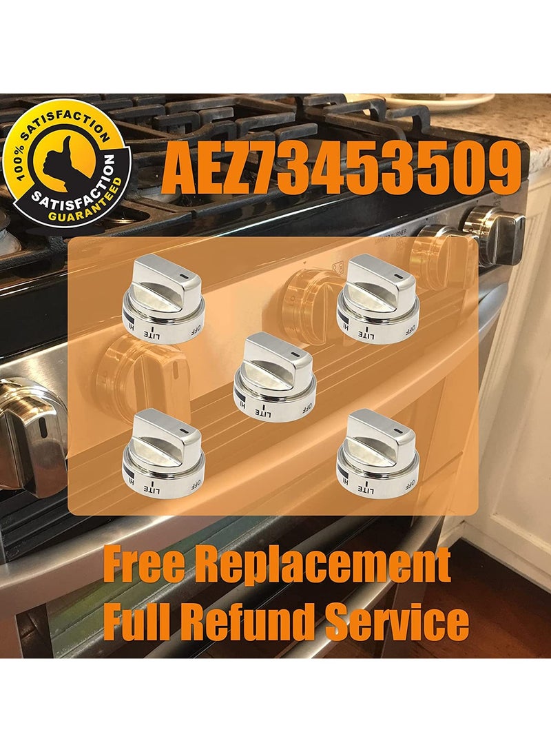 Azdele AEZ73453509 lg Stove knobs Replacements Fit for lg Gas Range/Oven LRG3036ST LRG3095ST LRG3091ST LRG3093ST LRG3035ST LDG3036ST,Replaces AEZ72909008 AP5669773 2347547 PS7321756 etc - Image 4