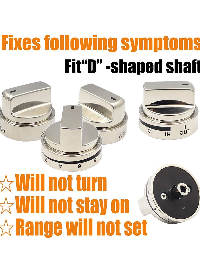 Azdele AEZ73453509 lg Stove knobs Replacements Fit for lg Gas Range/Oven LRG3036ST LRG3095ST LRG3091ST LRG3093ST LRG3035ST LDG3036ST,Replaces AEZ72909008 AP5669773 2347547 PS7321756 etc - Image 5