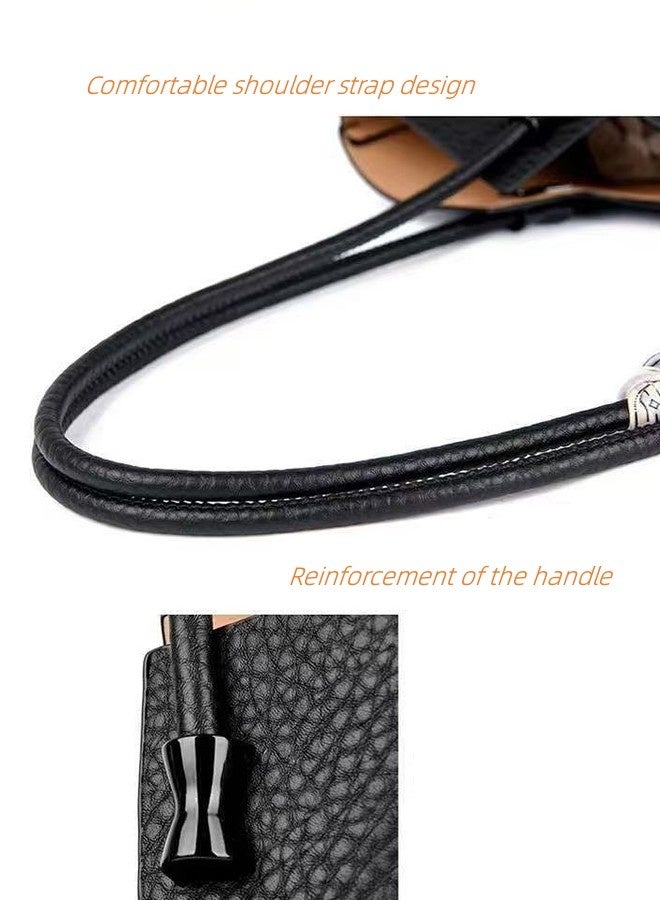 JCB CHIC حقيبة يد نسائية بإغلاق مغناطيسي حقيبة كتف بإغلاق مغناطيسي حقيبة كتف بحزام متعدد الجيوب حزام قابل للتعديل حقيبة يد حقيبة يد حقيبة يد حقيبة يد حقيبة رسول للعمل والسفر (6319 أسود) - Image 2