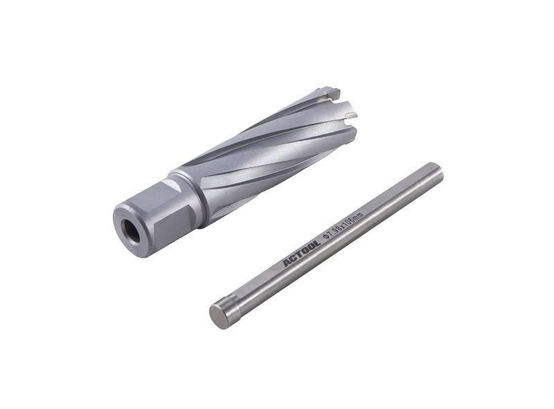 ACTOOL 7/8'' Diameter x 2'' Depth of Cut Carbide Tipped TCT ANNULAR Cutter with 3/4'' Weldon Shank - Image 4